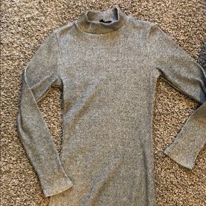 Lulus long sleeve grey dress